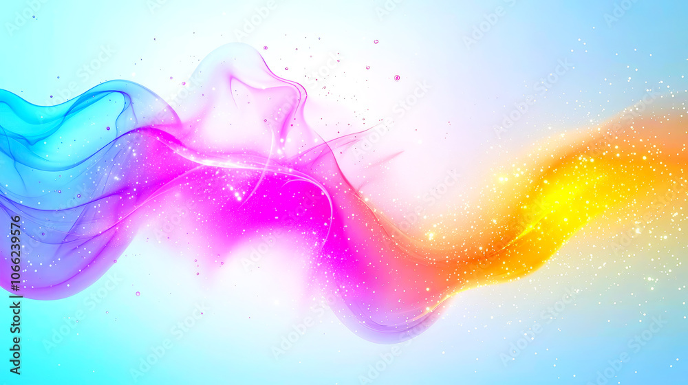 Colorful abstract waves with soft rainbow glow create vibrant and dynamic visual experience. flowing colors evoke sense of movement and energy Colorful abstract waves with soft rainbow glow create vibrant and dynamic visual experience. flowing colors evoke sense of movement and energy