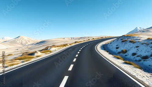 Philosophy concept, road - 3D rendering isolated with white highlights, png