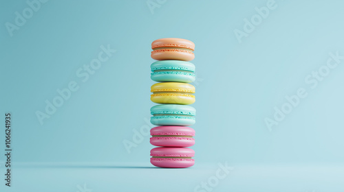 Pastel Macaron Tower: A del...