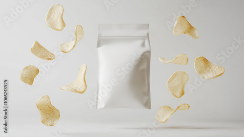 Potato Chips Package Mockup