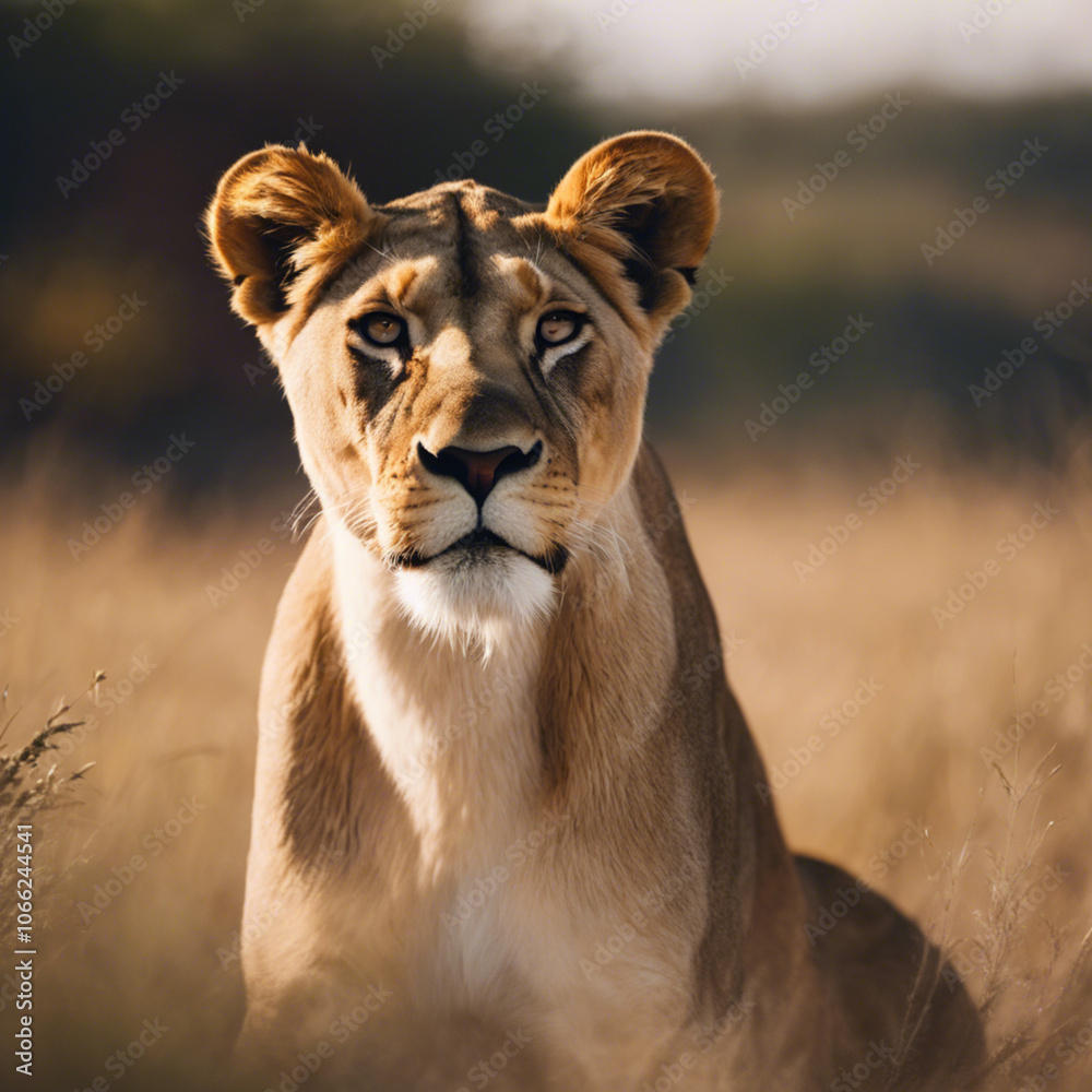 Lioness Photograph Closeup Lioness Photograph Closeup