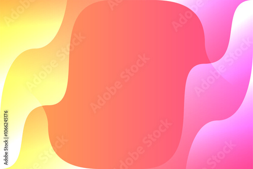 Pink And Orange Gradient Abstract Background