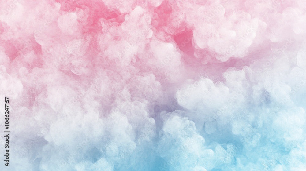 Fototapeta premium Soft cloudy is gradient pastel,Abstract sky background in sweet color.