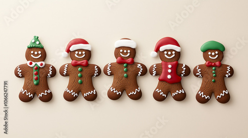 Gingerbread Men Christmas C...