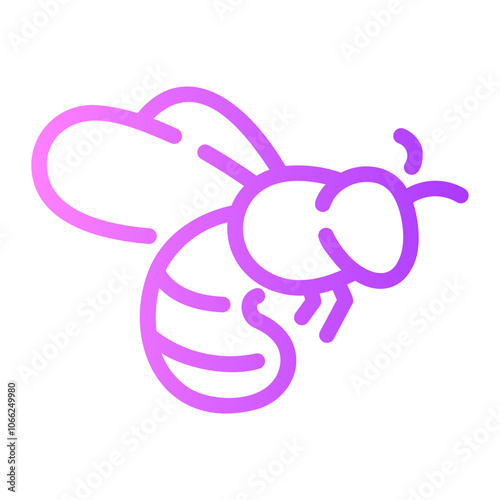 bee Line Gradient Icon