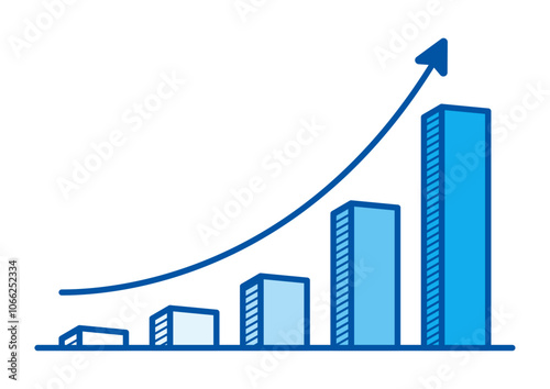 上昇グラフ,棒グラフ,ビジネス,成長,矢印