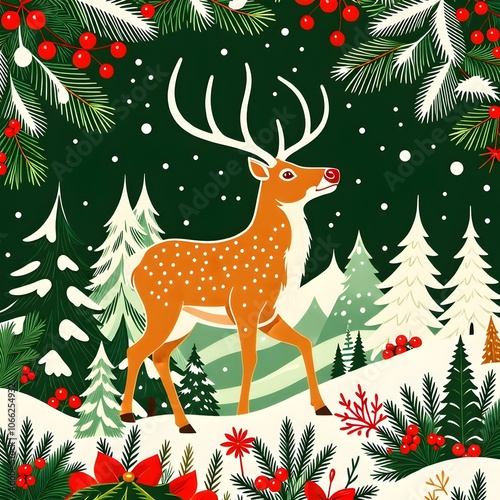 chrismas rudolph deer