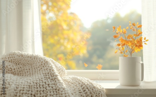 Wallpaper Mural Cozy Autumn Scenes Embracing Indoor Comfort and Fall Colors for Thanksgiving and Halloween Torontodigital.ca