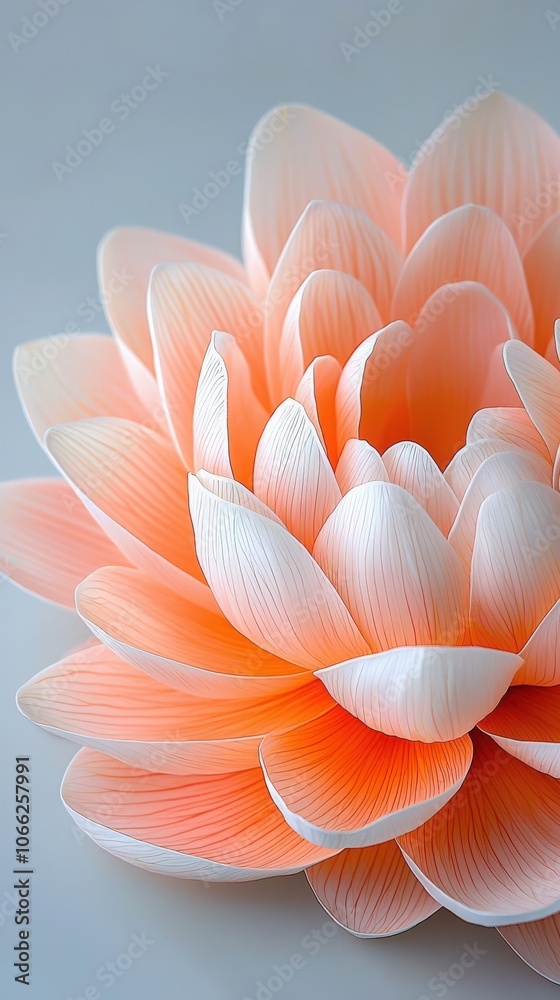 Delicate Peach Flower Petals. Delicate Peach Flower Petals.