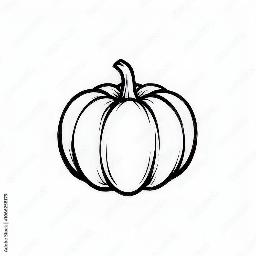Simple pumpkin clipart black and white illustration, perfect for Halloween-themed designs or minimalist autumn art Simple pumpkin clipart black and white illustration, perfect for Halloween-themed designs or minimalist autumn art