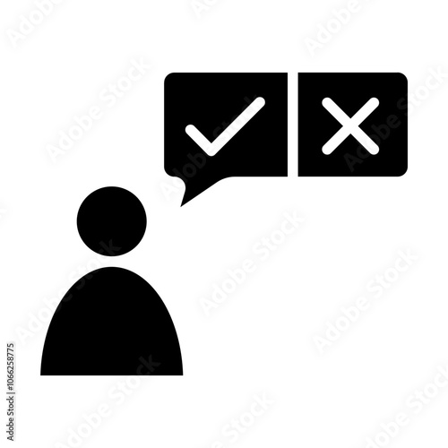 Option Choice solid icon