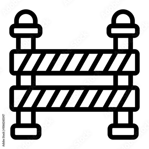 Road Barrier Icon