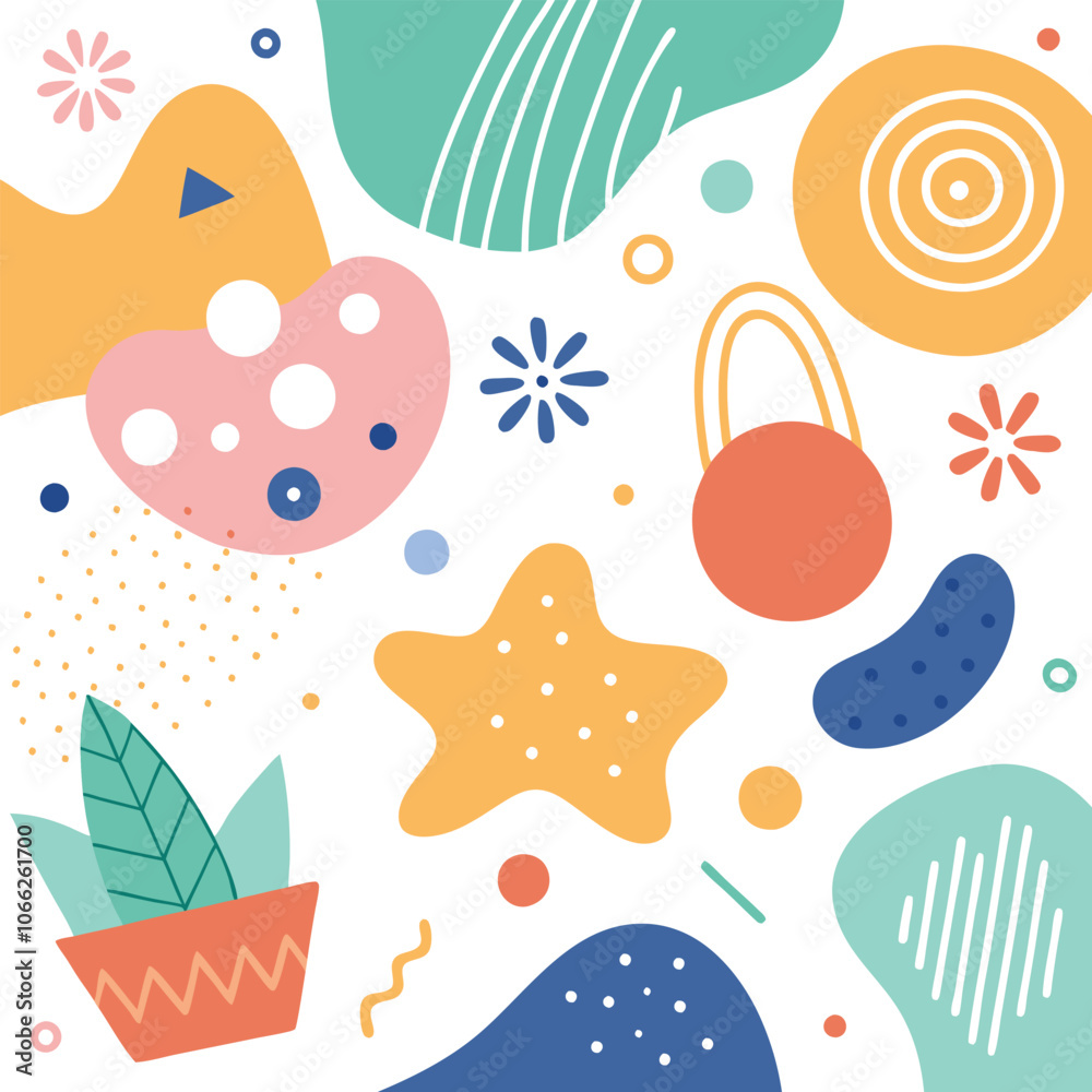 creative abstract style art background for children creative abstract style art background for children