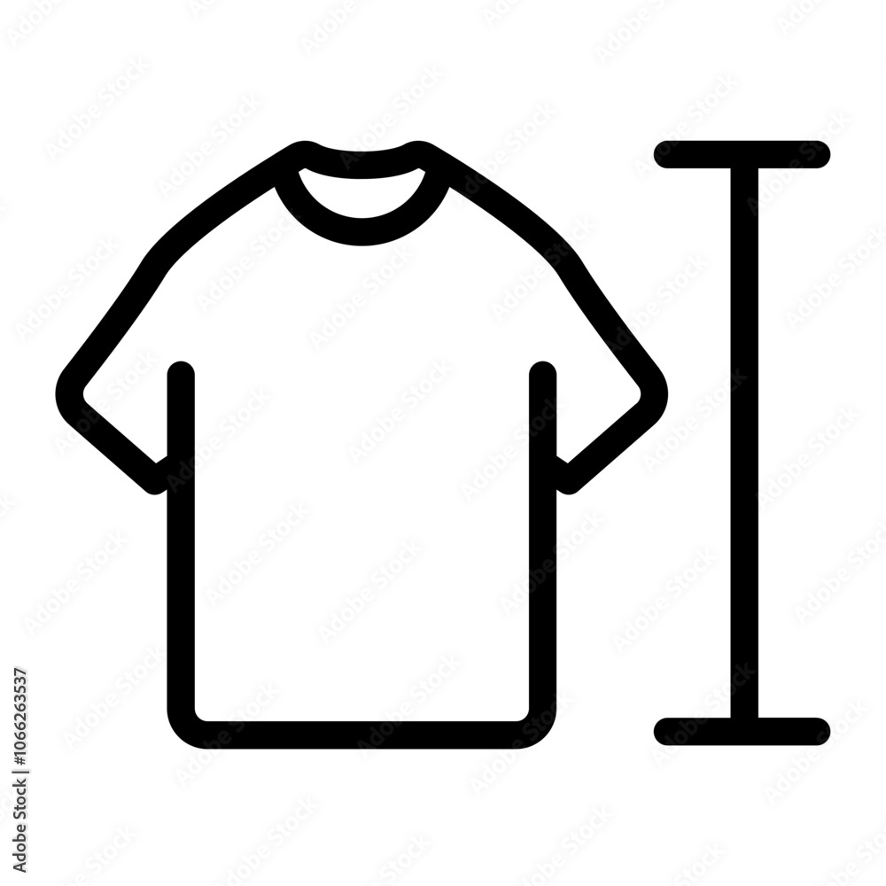 T-Shirt Size Icon T-Shirt Size Icon