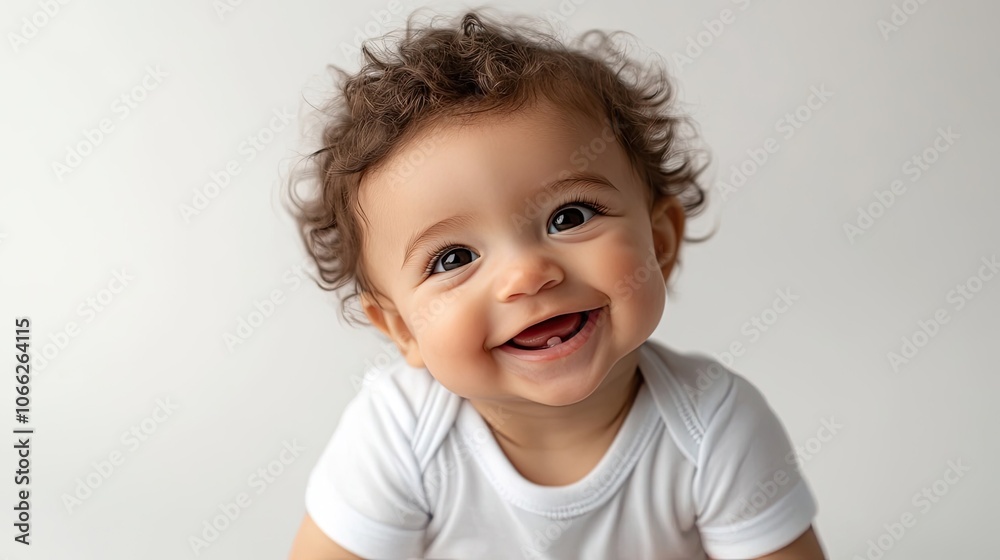 Happy Multicultural Toddlers Smiling Together in Bright Setting Generative AI Happy Multicultural Toddlers Smiling Together in Bright Setting Generative AI