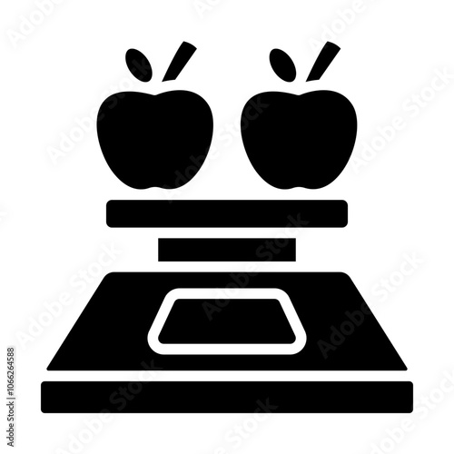 Weight Scale Solid Icon