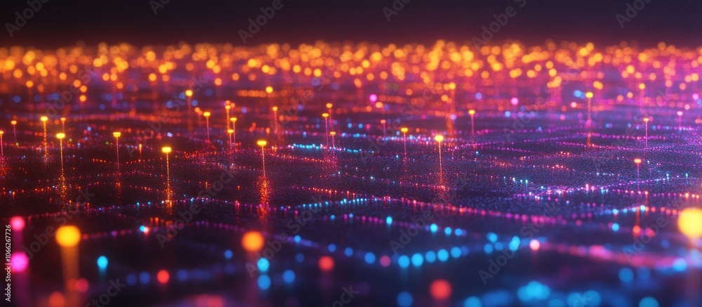 Fototapeta premium Abstract Neon Lights