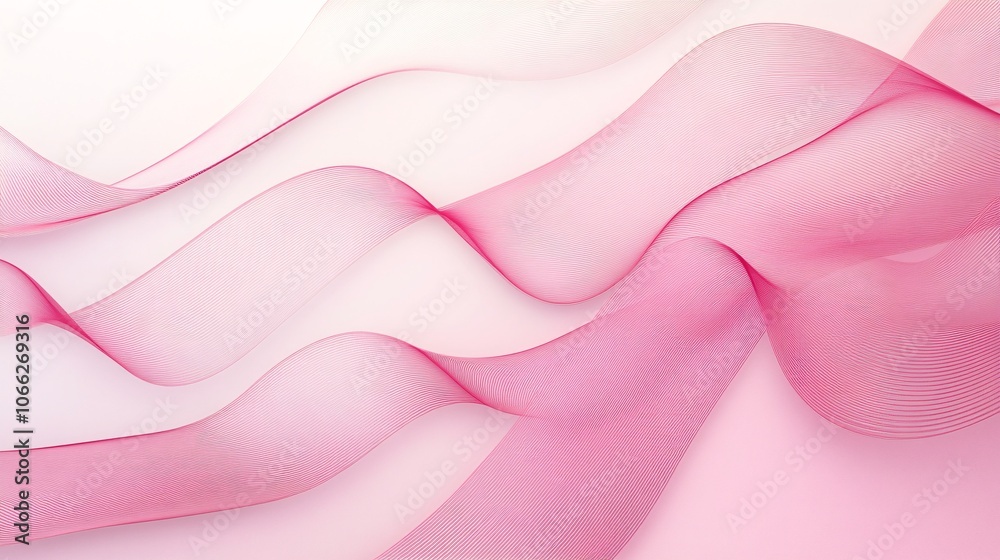 81.A sophisticated abstract background with horizontal pink tones, featuring thin, wavy lines that stretch across the composition. The gentle gradients of pink blend smoothly with the lines, creating 81.A sophisticated abstract background with horizontal pink tones, featuring thin, wavy lines that stretch across the composition. The gentle gradients of pink blend smoothly with the lines, creating