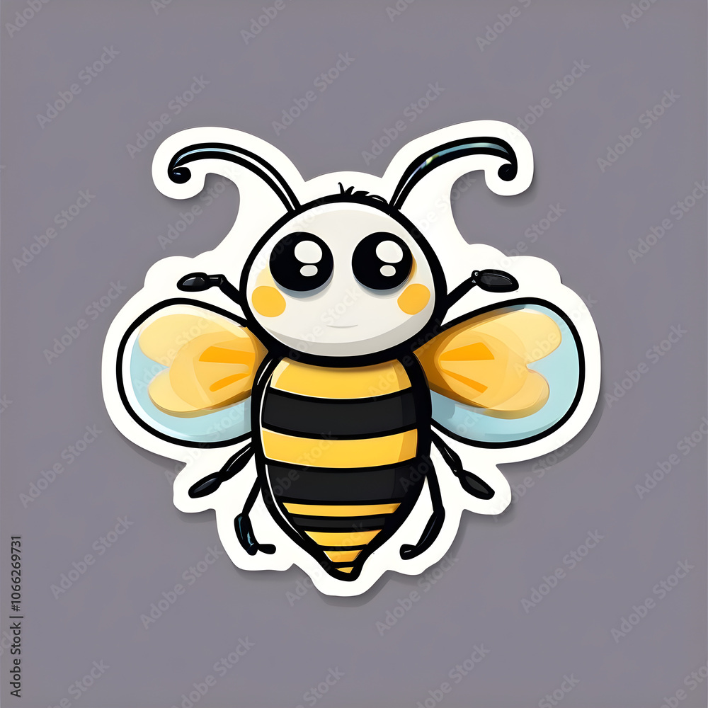 Obraz premium cartoon bee