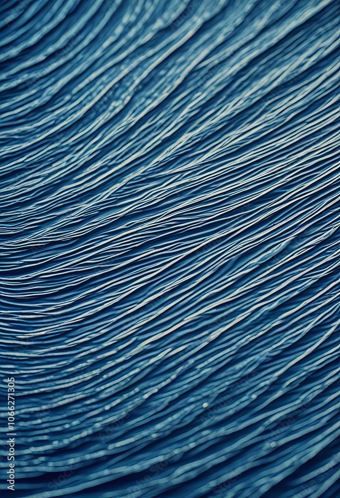 Obraz premium Jean surface with abstract waves and flowing lines.