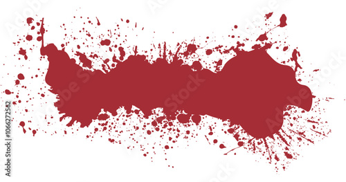 Blood Splatter Illustration, with space for your design text