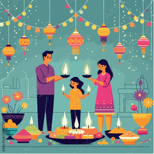 dhanteras illustration