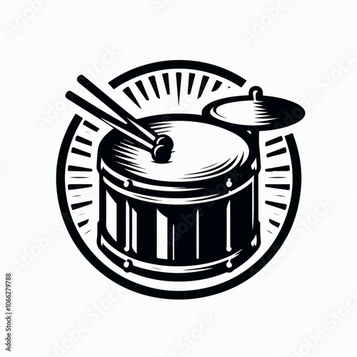 drums logo illustration