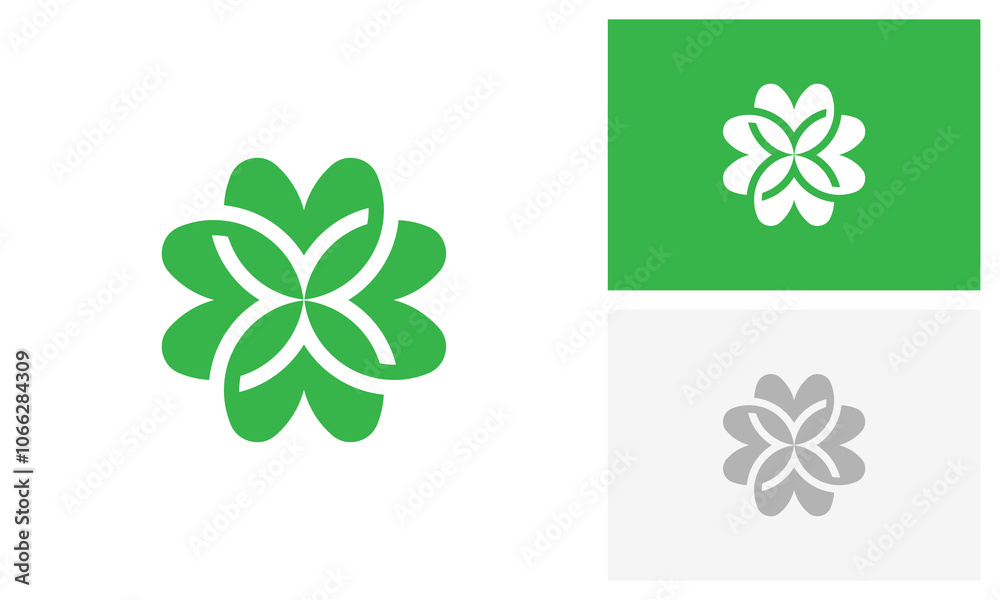 Fototapeta premium Clover logo design
