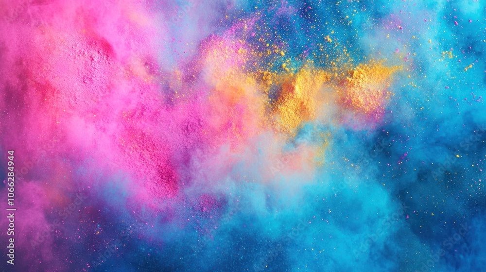 Abstract Colorful Powder Explosion Abstract Colorful Powder Explosion