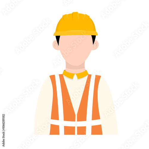 Illustration of Construction Worker