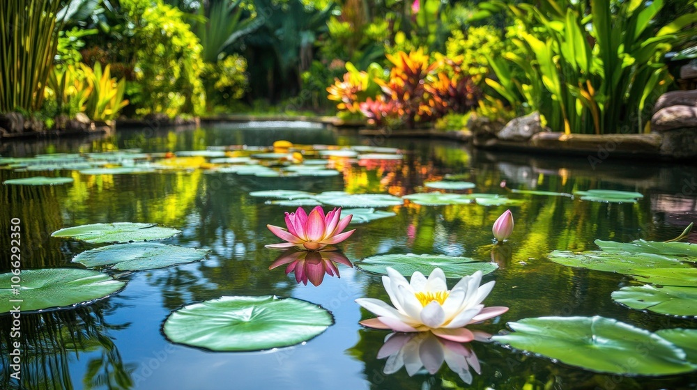 Water Lily Pond Serenity Water Lily Pond Serenity