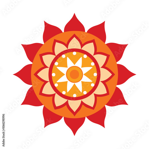 Mandala art graphic recourses Vector Illustration