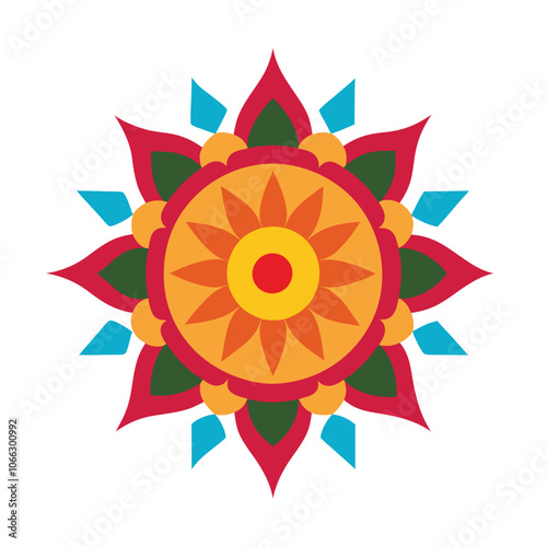 Mandala art graphic recourses Vector Illustration