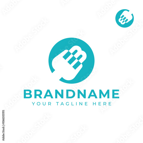 Letter B E M W Fork Logo, symbolizing food, dining, and culinary expertise