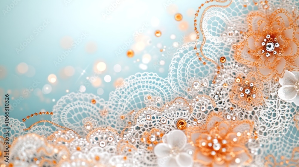 Intricate Lace Mandala Design with Captivating Patterns for Artistic and Decorative Use
