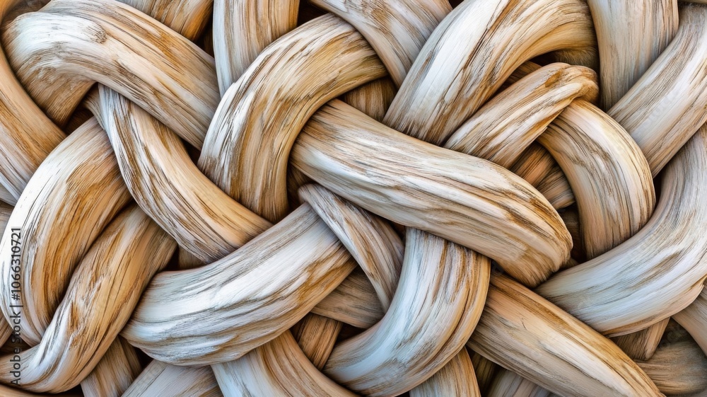 Intertwined Wooden Pattern Abstract Background Intertwined Wooden Pattern Abstract Background