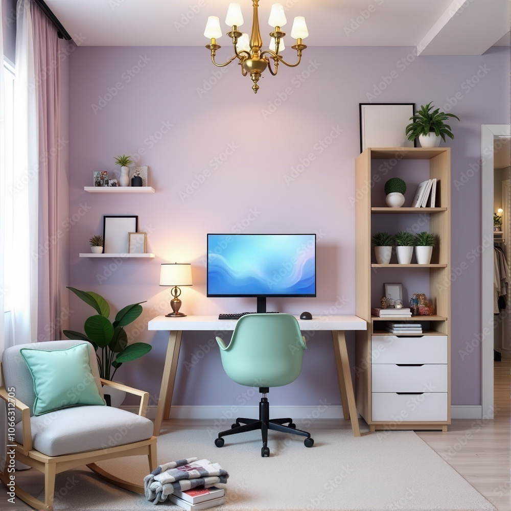 Computer game interior Computer game interior