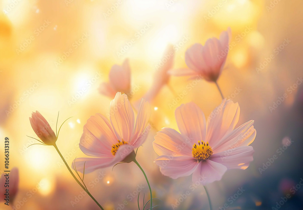 Cherry blossoms falling, beautiful and poetic Cherry blossoms falling, beautiful and poetic