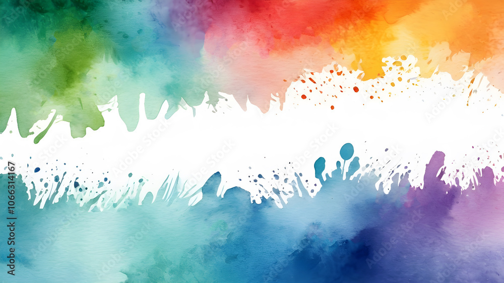 Obraz premium Colorful watercolor background. Abstract watercolor background template . Abstract Modern Backgrounds. Abstract