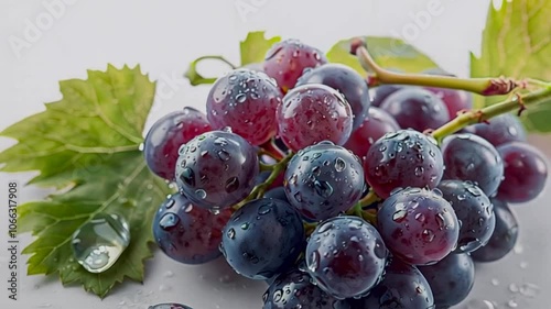 grapes on the table