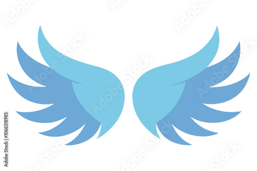 Angel Wings | isolated vector illustration on white background