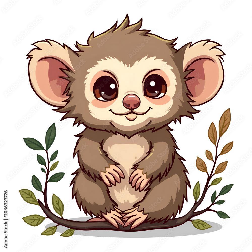 Obraz premium Embrace the joy of imagination with our playful koala character illustration , digital illustration of character design concept.