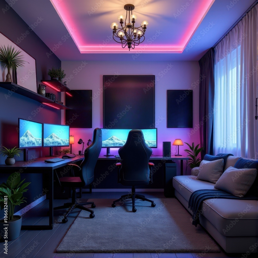 Computer game room Computer game room
