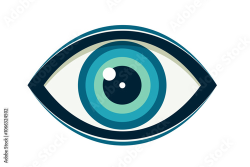 vision eye icon, eye logo
