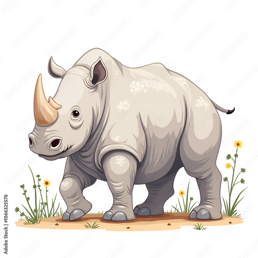 Fototapeta premium Embrace nature s strength and protect its majestic creatures for future generations, digital illustration of animal representation concept.
