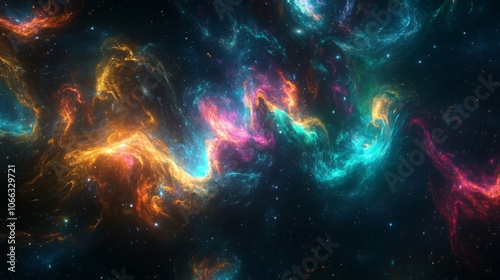 Cosmic Nebulae with Intertwining Gaseous Streams