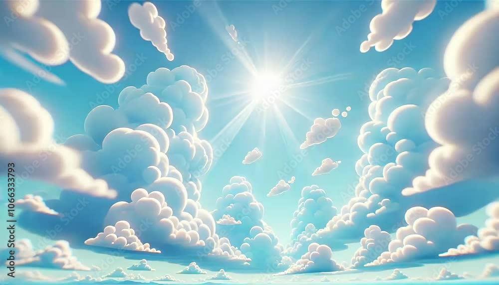 sky and clouds looping