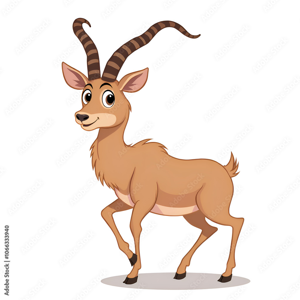 Celebrate the joy of playful antelopes in a vibrant and cheerful landscape, digital illustration of character design concept. Celebrate the joy of playful antelopes in a vibrant and cheerful landscape, digital illustration of character design concept.