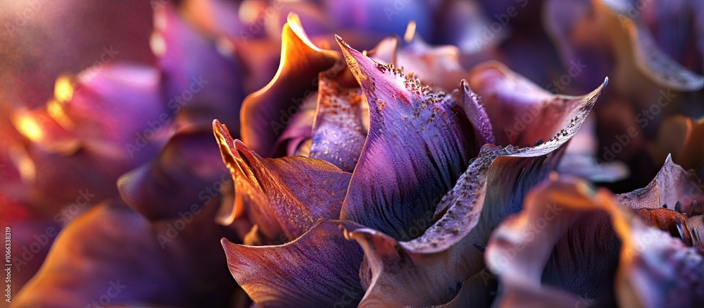 A close-up of fresh artichokes with their unique shapes and colors. A close-up of fresh artichokes with their unique shapes and colors.