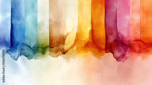 Wallpaper Mural Softly muted pastel gradient with subtle grainy texture, creating serene atmosphere Torontodigital.ca